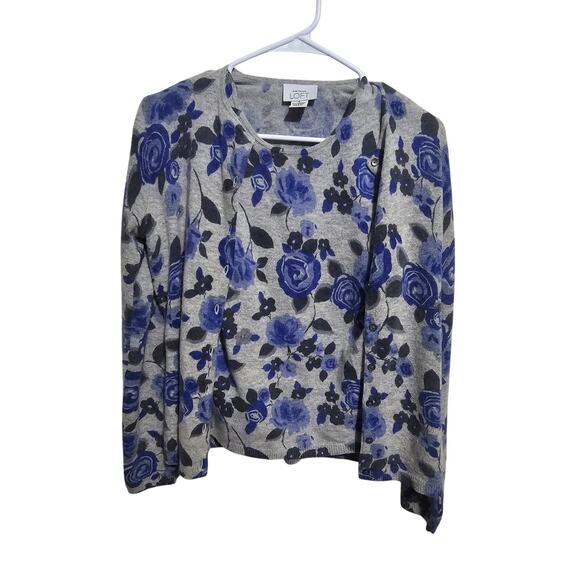 Ann Taylor Loft Tank Cardigan Scarf Size Small Lambswool Angora Rabbit Hair - Picture 7 of 12